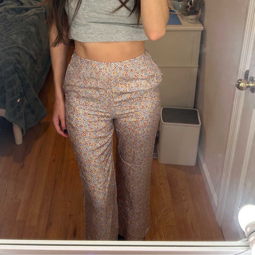 Rebecca Taylor Multicolor Floral pants